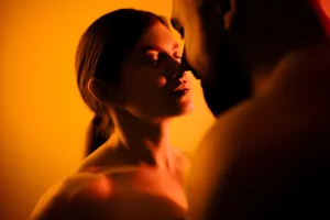 Two people getting close together. Credit: Yana Iskayeva / Getty Images Two people getting close together. Credit: Yana Iskayeva / Getty Images