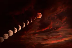 Blood moon lunar eclipse. Credit: Tetra Images / Getty Images Blood moon lunar eclipse. Credit: Tetra Images / Getty Images