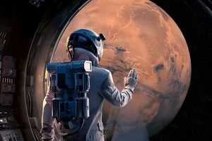 Astronaut on the journey to Mars. Credit: Peepo / Getty Images Astronaut on the journey to Mars. Credit: Peepo / Getty Images