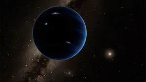 An artist’s impression of the hypothetical Planet 9. An artist's impression of the hypothetical Planet 9.