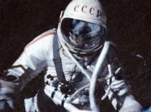 Alexei Leonov pictured during the Voskhod 2 mission that saw him become the first person to perform a spacewalk. Credit: Getty Images / SVF2 / Contributor Alexei Leonov pictured during the Voskhod 2 mission that saw him become the first person to perform a spacewalk. Credit: Getty Images / SVF2 / Contributor