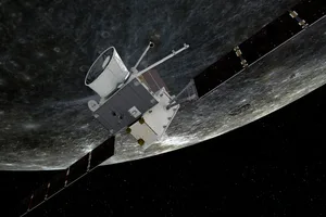 bepicolomArtist impression of BepiColombo at Mercury. Credit: ESA/ATG medialabbo Artist impression of BepiColombo at Mercury. Credit: ESA/ATG medialab