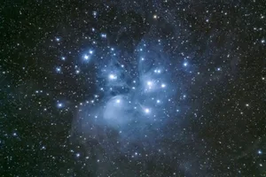 The Pleiades Stephen Tolley, Liskeard, Cornwall, 19 January 2020 Equipment: Nikon D600 DSLR, Tamron 150-600mm lens, Celestron AVX mount The Pleiades Stephen Tolley, Liskeard, Cornwall, 19 January 2020 Equipment: Nikon D600 DSLR, Tamron 150-600mm lens, Celestron AVX mount
