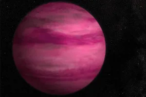 pink planet GJ504b Pink Planet GJ504b is a giant exoplanet or small brown dwarf. Astronomers found slaty clouds around it. Credit: NASA/Goddard Space Flight Center