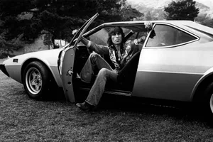 Cozy Powell and his Ferrari 308, 1977 Cozy Powell and his Ferrari 308, 1977