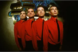 1981 albums – Kraftwerk Music Life Magazine photographed Kraftwerk visiting Japan, September 1981