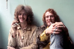 Eric Clapton and Ginger Baker of Cream and Blind Faith Eric Clapton and Ginger Baker of Cream and Blind Faith
