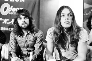 best album closing tracks – Pink Floyd Pink Floyd musicians Richard Wright and David Gilmour, Tokyo, Japan, 2 August 1971