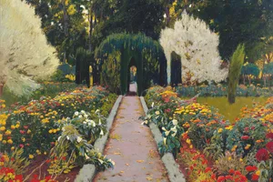 Aranjuez Gardens The ornate gardens at the Royal Palace of Aranjuez (Santiago Rusiñol, 1907) © Getty