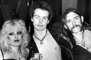 Sid Nancy Lemmy 1978 Sid Vicious with girlfriend Nancy Spungen and Lemmy from Motorhead, circa 1978