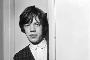 Mick Jagger 1963 Mick Jagger backstage at The Great Pop Prom at the Royal Albert Hall, in the afternoon of 15 September 1963