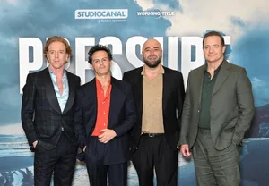 European Premiere Of “Pressure” Actors from Pressure at the film's premiere