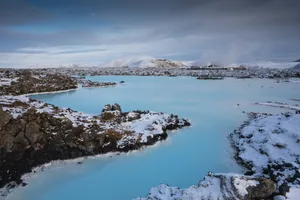 Blue Lagoon close to Grindavik, wintertime in Iceland, Europe AL-Travelpicture/ Getty Images