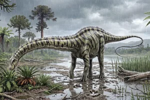 =?utf-8?B?QW4gaWxsdXN0cmF0aW9uIG9mIHRoZSBEaXBsb2RvY3VzIGJ5IENhcm1lbG8gTMOzcGV6LnBuZw==?= An illustration of the Diplodocus by Carmelo López
