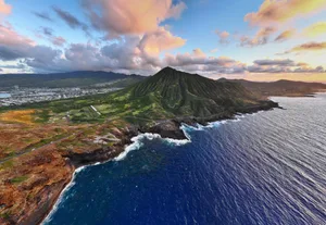 Big Island Coastal Curves Large island and coast