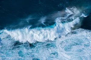Atlantic Ocean Waves Crashing along the Coast of Madeira Atlantic Ocean Waves Crashing along the Coast of Madeira