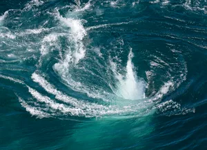 Current Tide at Saltstraumen maelstrom in Norway Current tide at Saltstraumen maelstrom in Norway