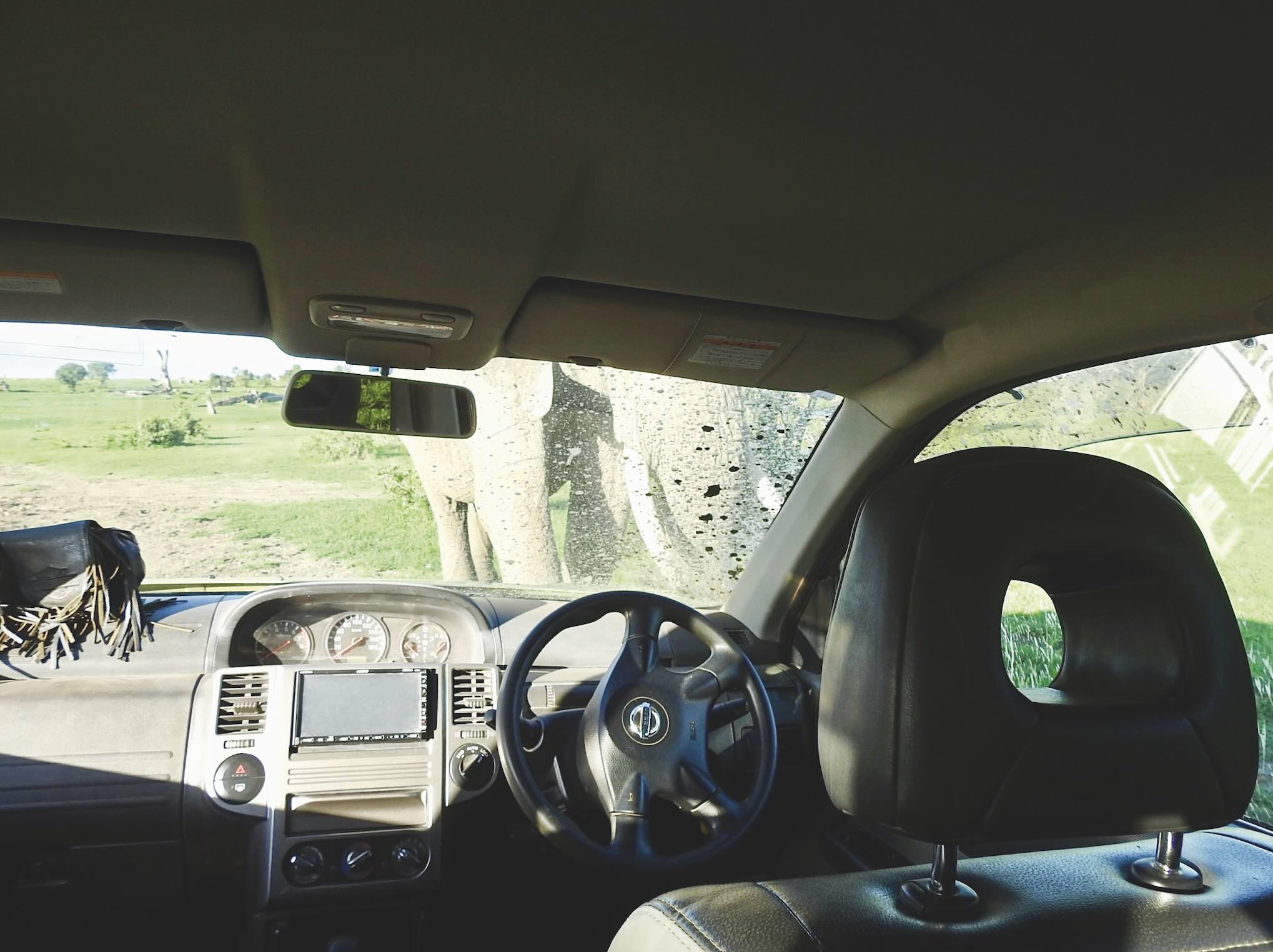 The car was stuck in the mud. Then an elephant charged. I still can’t ...