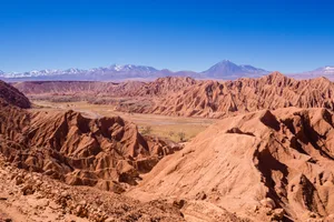 San Pedro River’s Valley in Atacama Desert – Chile San Pedro River's Valley in Atacama Desert - Chile