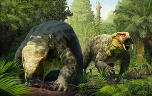 New species life reconstruction Credit Gabriel Ugueto Dinodontosaurus isiyavamanda illustration