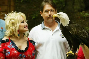 Bald Eagle Refuge Exhibit Opens At National Zoo In Washington DC Dolly Parton at the opening of the Smithsonian National Zoo's bald eagle refuge exhibit