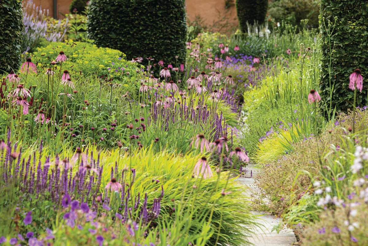 A flower garden