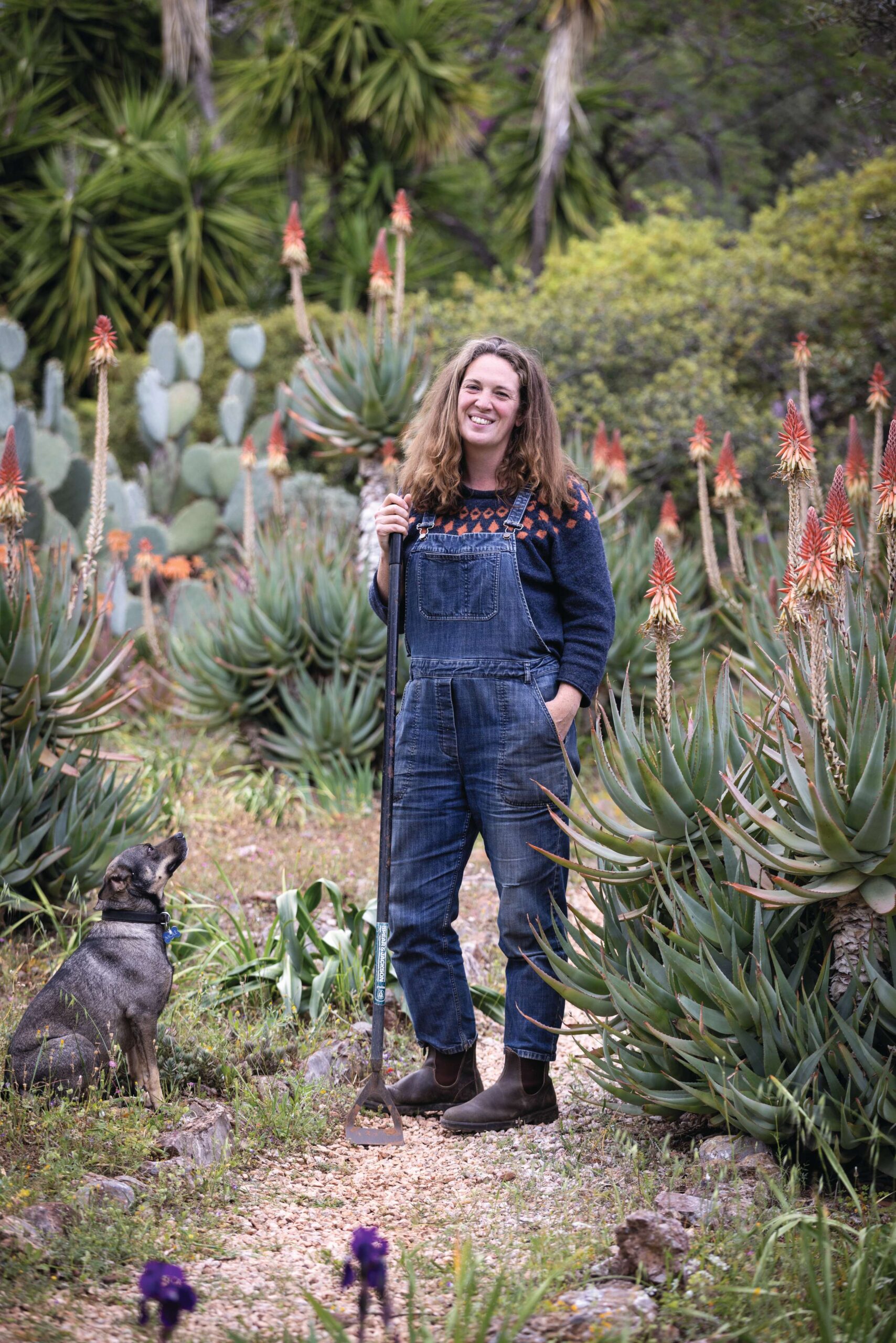 Lucie Willan, head gardener at Sparoza Garden