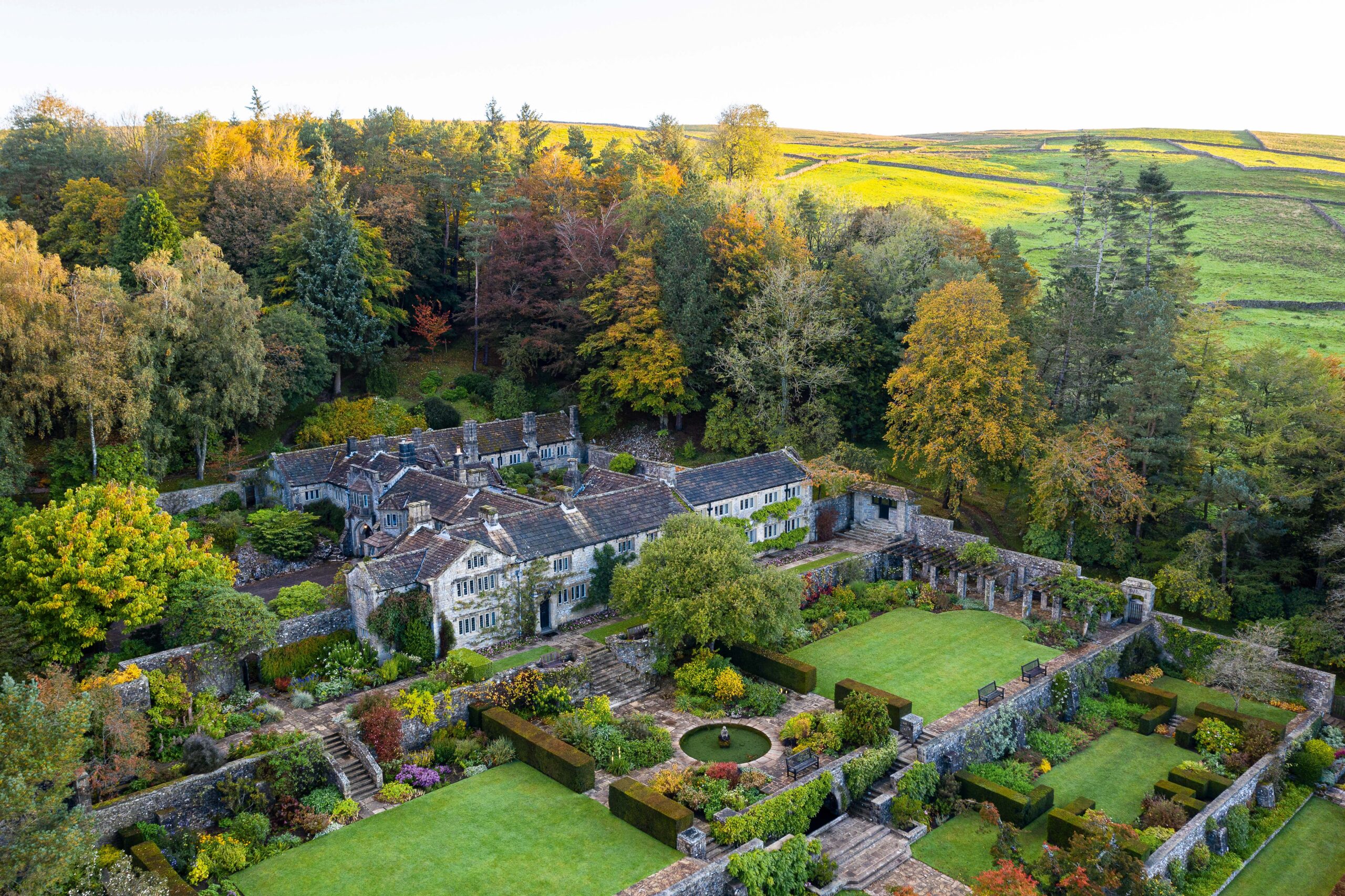 Parcevall Hall in North Yorkshire