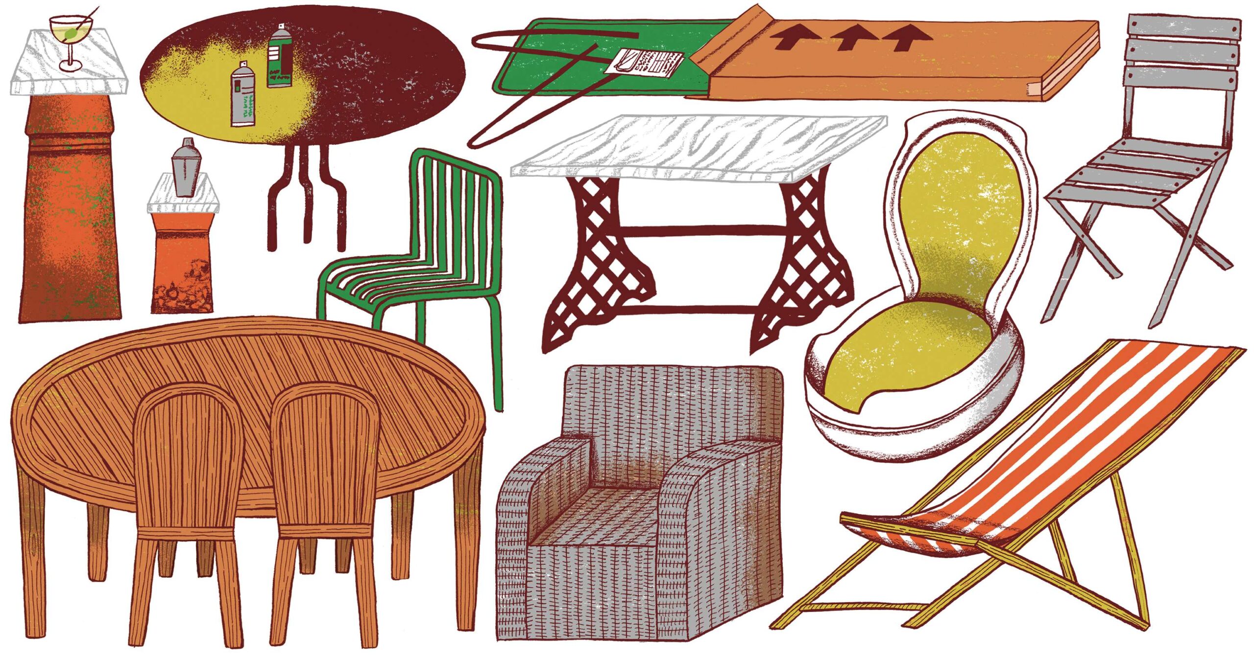 Why is it so hard to find garden furniture?