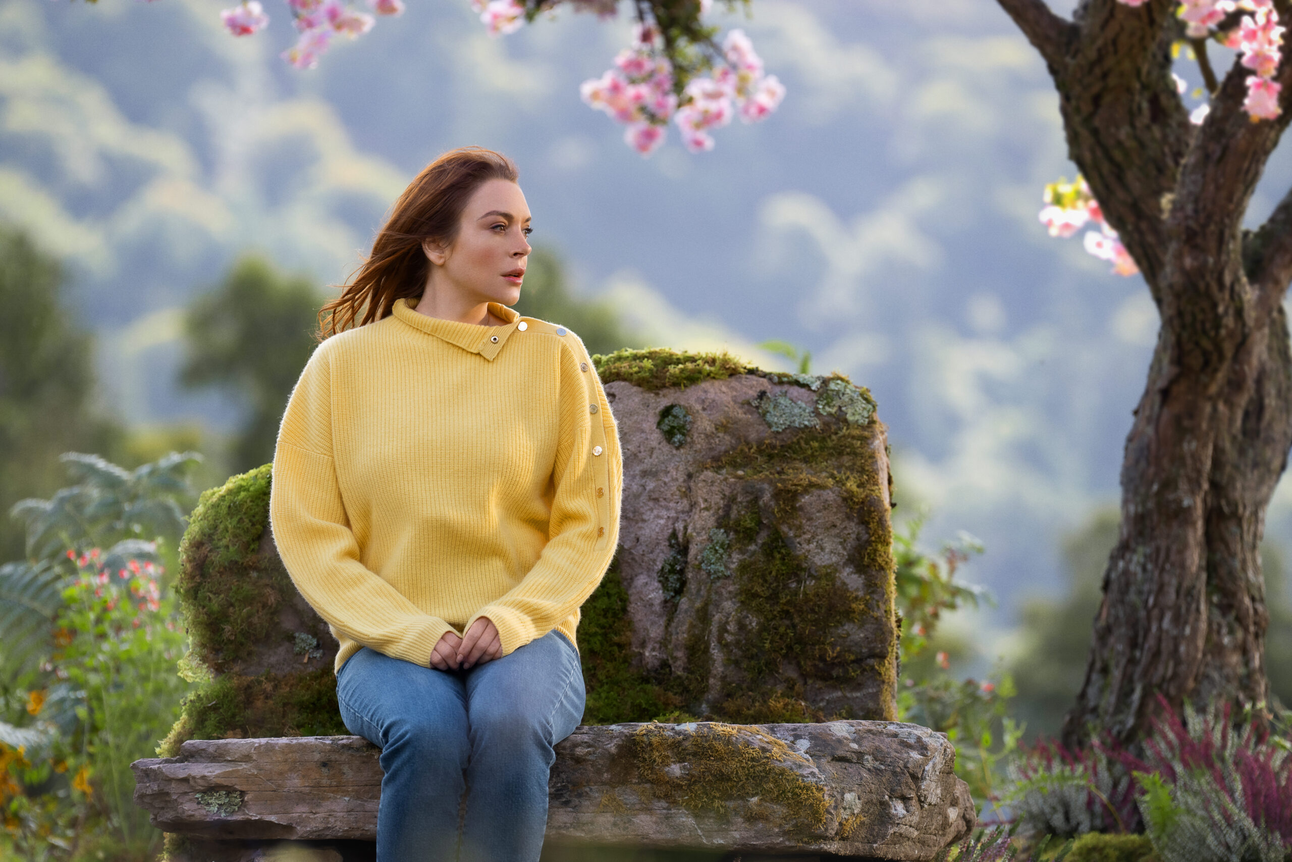 Irish Wish, Lindsay Lohan as Maddie Kelly. Cr. Patrick Redmond / Netflix © 2024