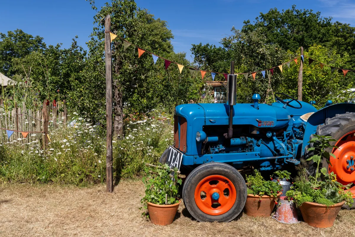 The Archers 75th Anniversary Garden. Designed by Jo Thompson. Feature Garden. RHS Badminton Flower Show 2026. Site no. 430
