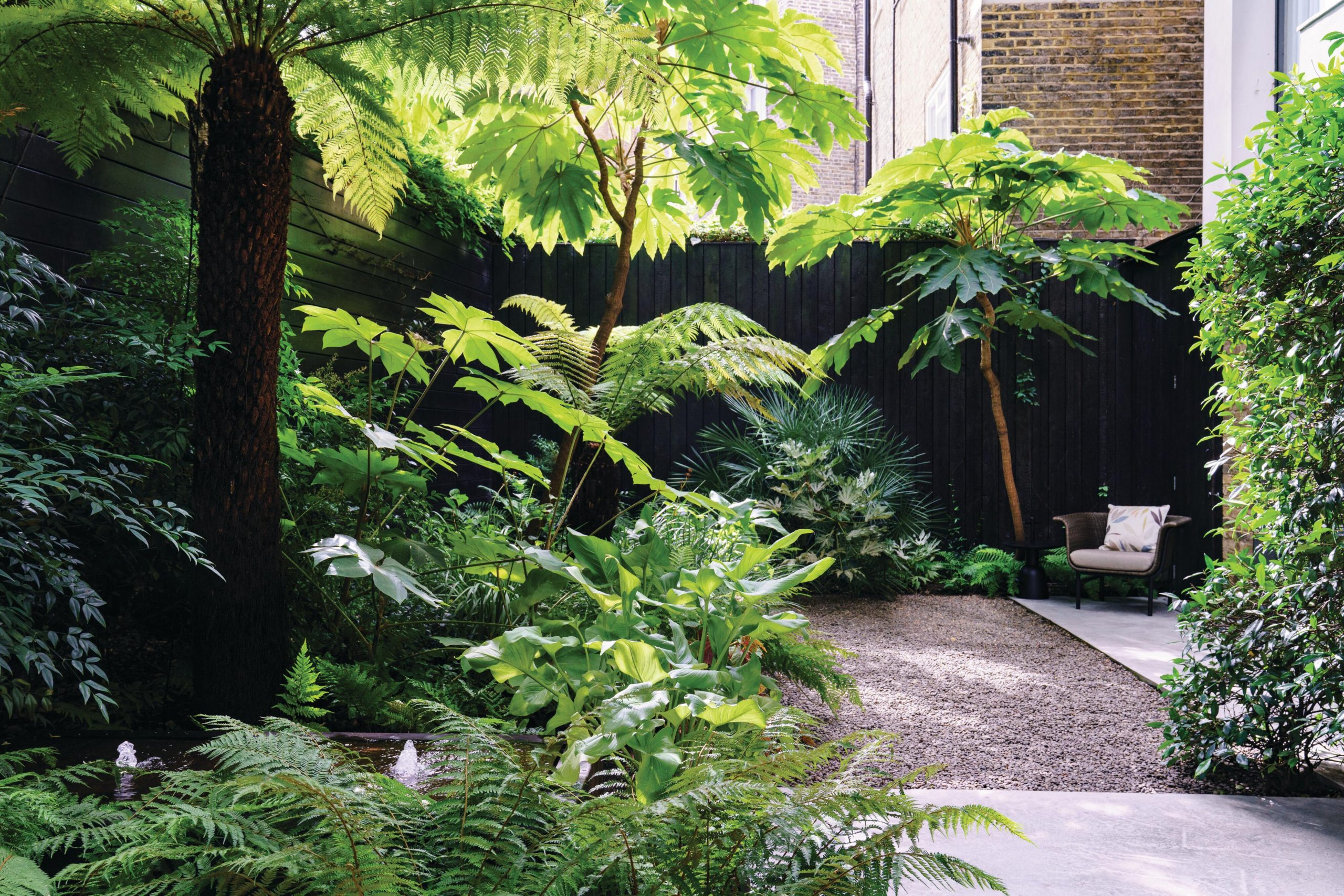 Garden with seating