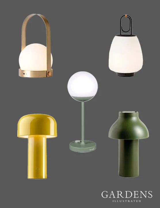 Portable outdoor lamps