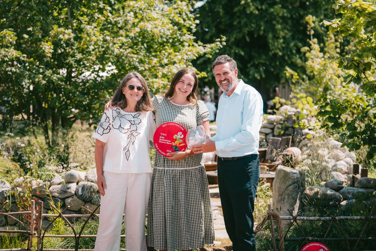 Designer Sophie Leo just won a trio of awards for her first ever show garden, in honour of her late mother