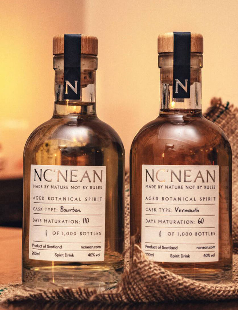 Nc'Nean Aged Botanical Spirit set on hessian