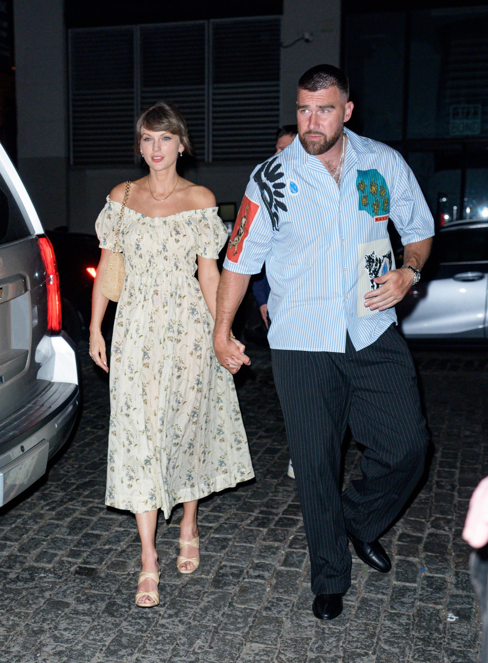 NEW YORK, NY - MAY 15: Taylor Swift and Travis Kelce are seen on May 15, 2026 in New York City. (Photo by XNY/Star Max/GC Images)