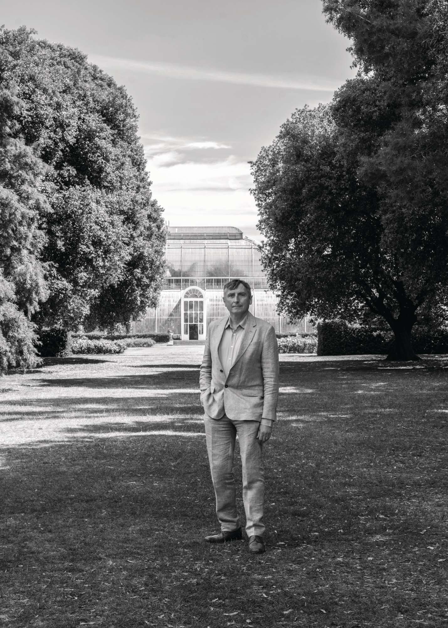 Raoul Curtis-Machin in the Royal Botanic Gardens, Kew.
