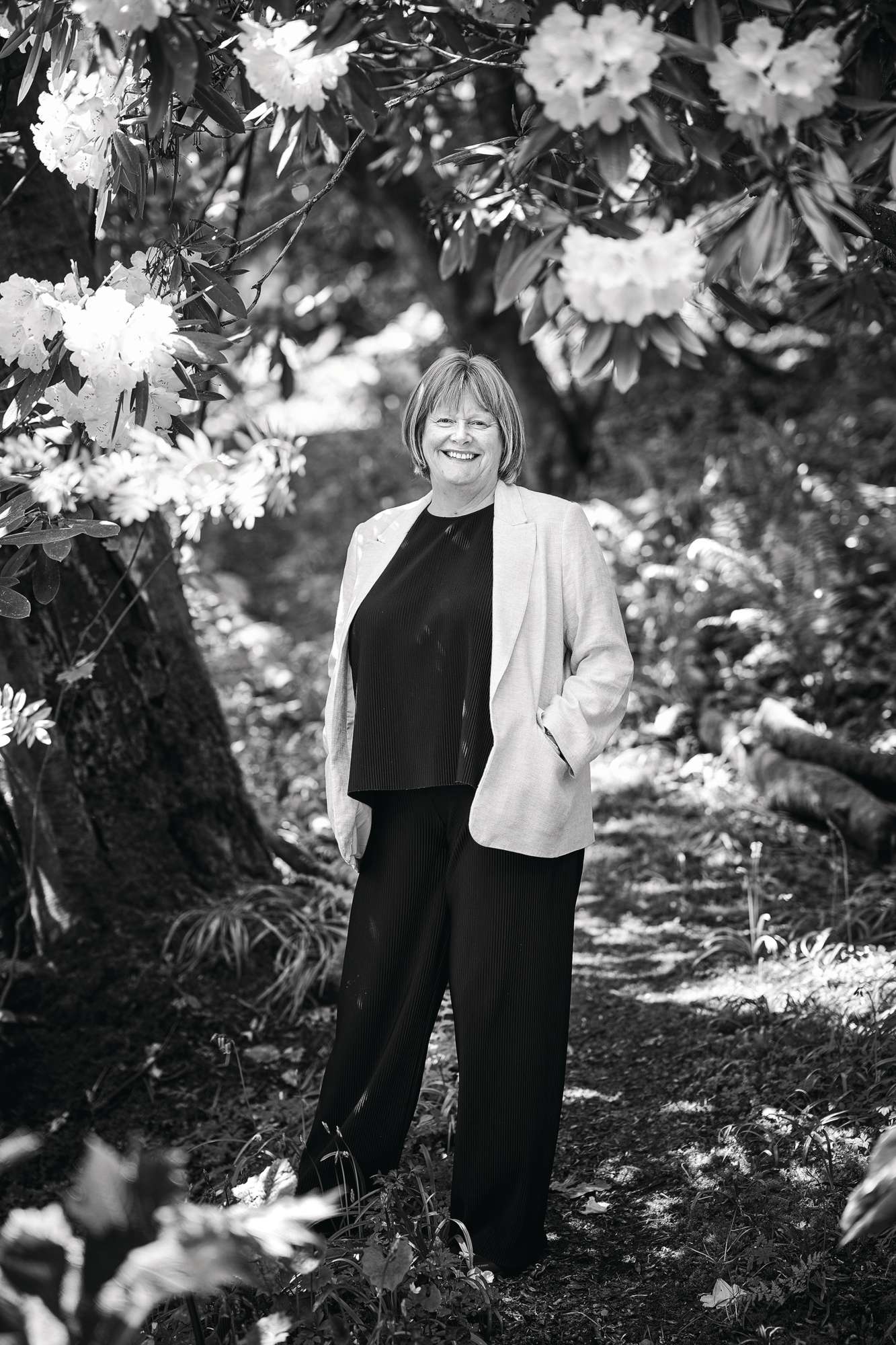 Ann Steele at Cluny House Gardens in Perth and Kinross