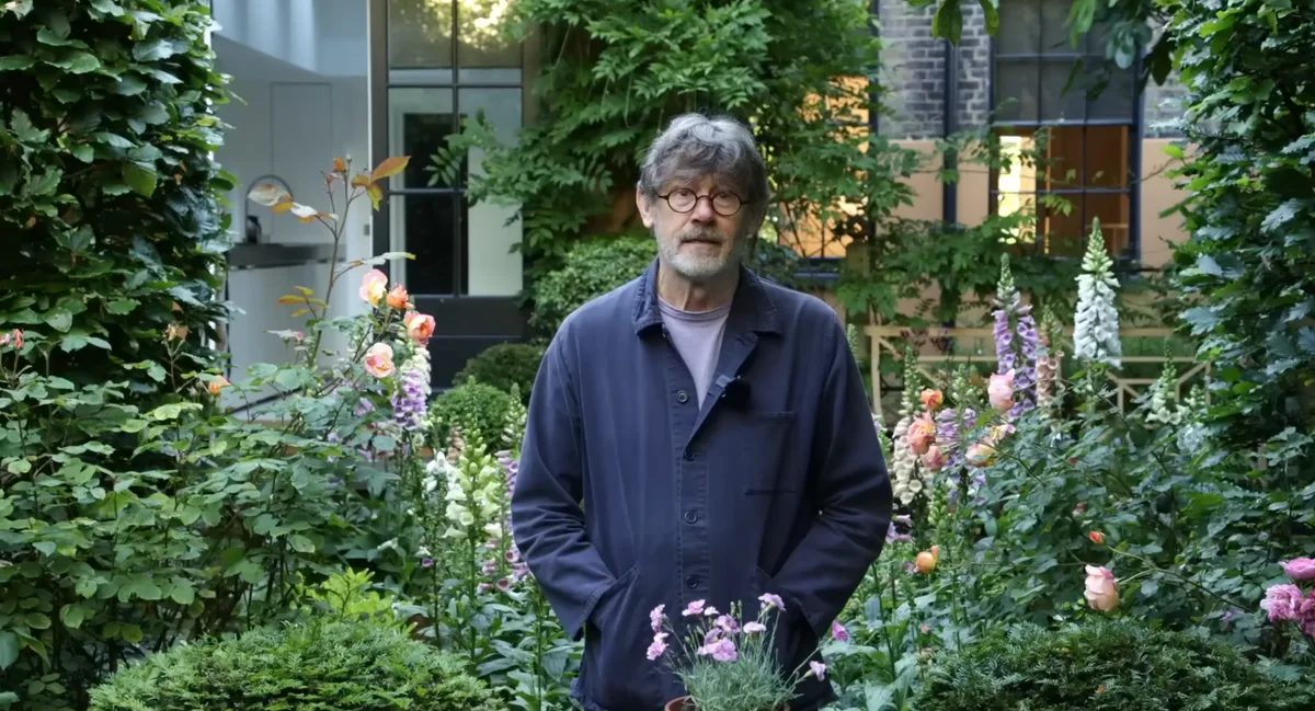 Nigel Slater touring around his own garden