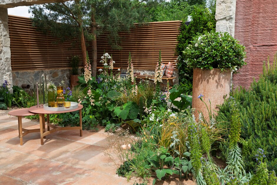 Killik& Co Save for a Rainy Day Garden. Designed by Baz Grainger. Small Show Garden at RHS Chelsea Flower Show 2025 ©&nbsp;Sarah Cuttle