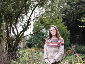 Sarah Byham Sarah Byham in Bottengoms garden in Essex.
