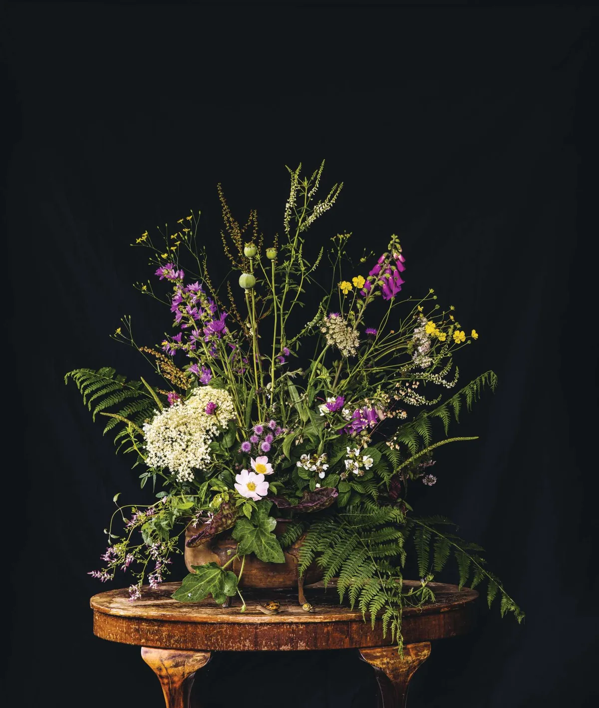 Weeds arranged in a beautiful way