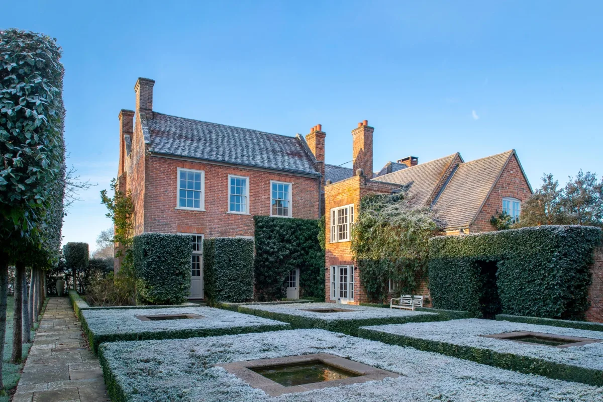 Georgian farmhouse and garden