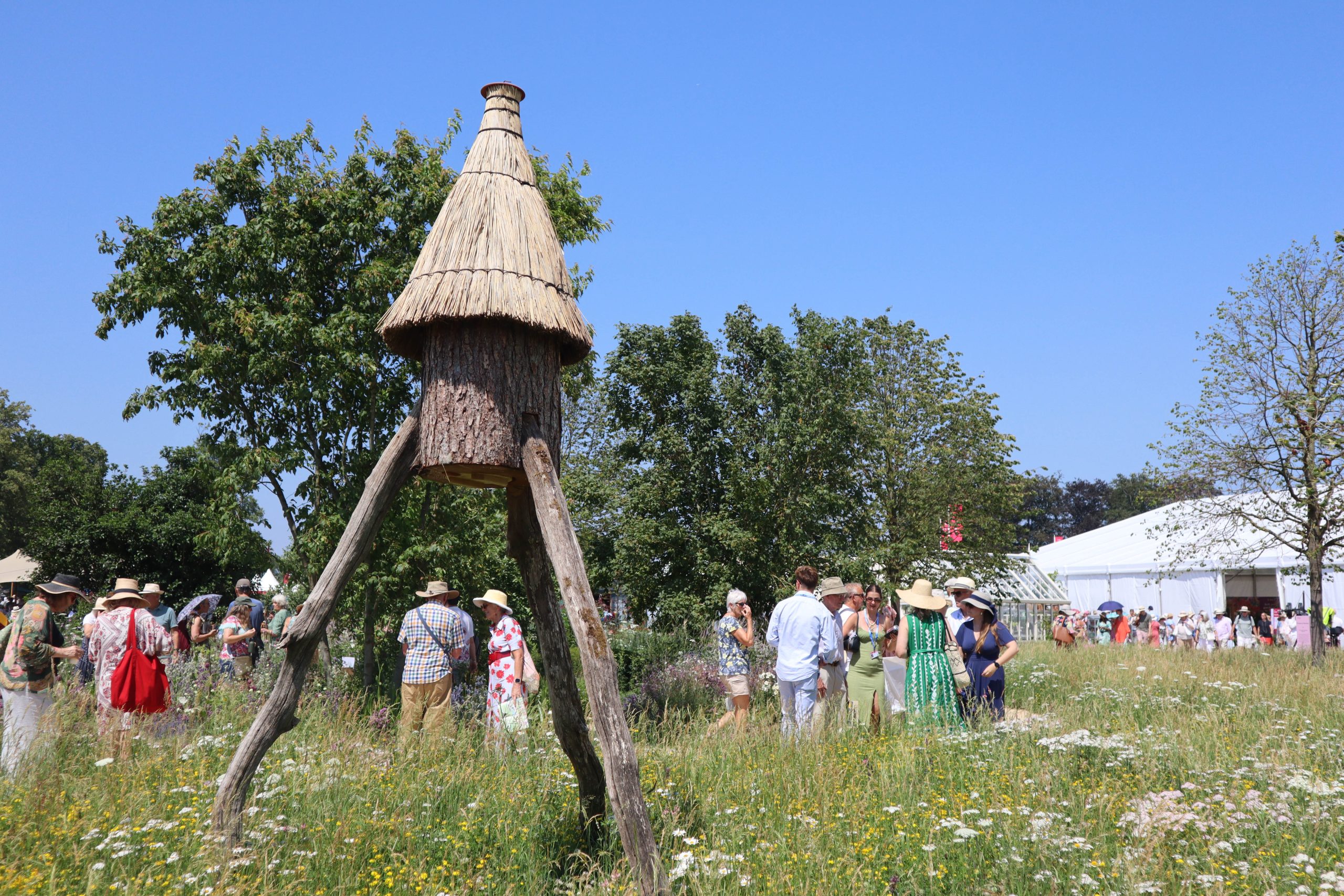 Bee Kind beehive at the RHS Badminton Flower Show 2026