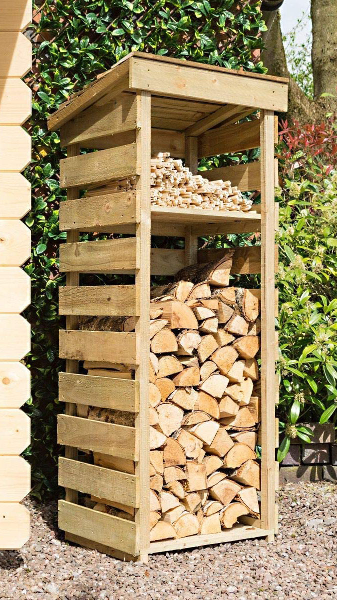 Rowlinson Natural Timber Narrow Log Store