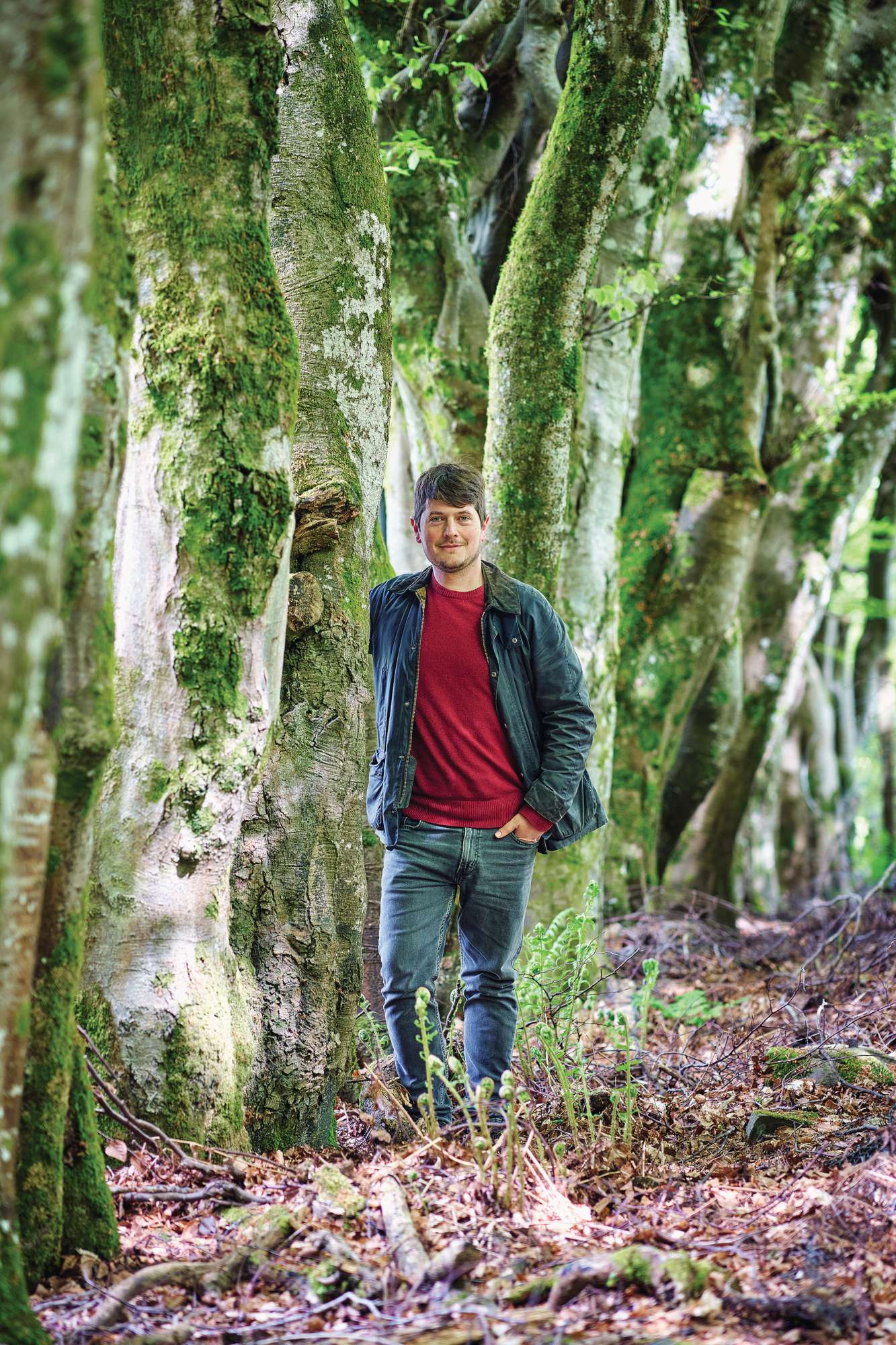 Dendrologist Tom Christian at Cluny House Gardens in Perth and Kinross