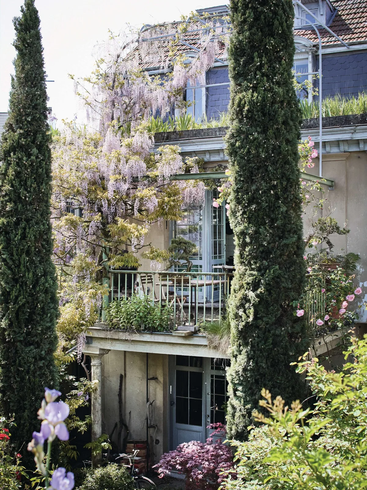 Antoine Vandewoude's garden in Antwerp