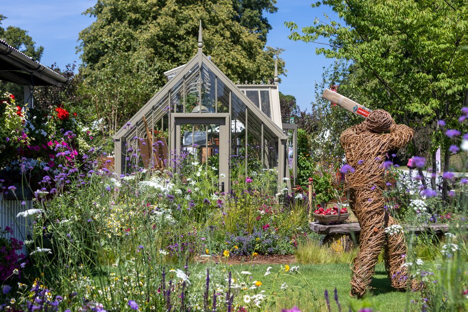 The Cricket Pavilion Garden. Designed by Stephen Moody.