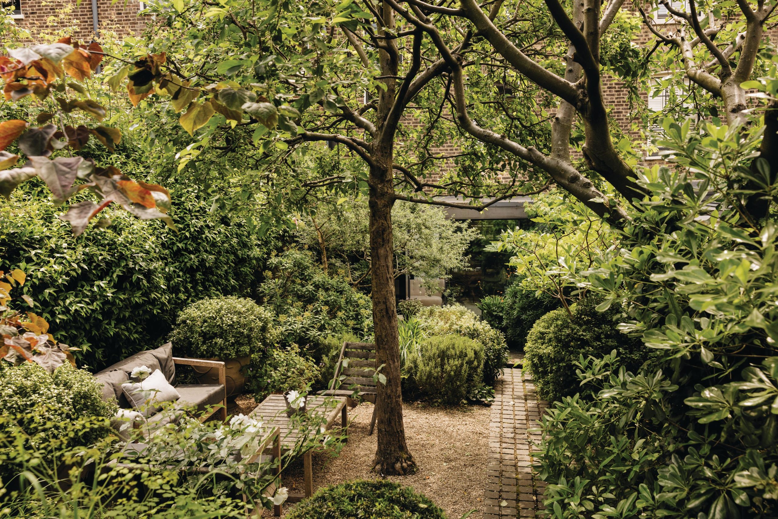 Garden with seating